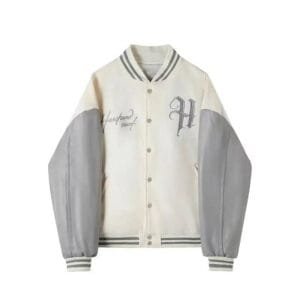 1E9B64527E41C7360750Af533155Aebd Y2Kstyle.fr Blouson Varsity Ton Beige