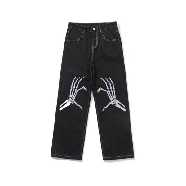 3B199F42A9909061516B6Ce6D334Af6D Y2Kstyle.fr Jean Motif Tête De Mort