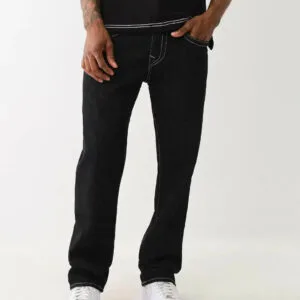 7A5200E5E9B3A893E1C2B0Ccba7Dd72F Y2Kstyle.fr Jean Noir Avec Surpiqûres Contrastées