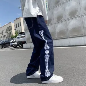 7Abdfbd11B37A9F822Fb1Ffefb860A31 Y2Kstyle.fr Jeans Skeleton