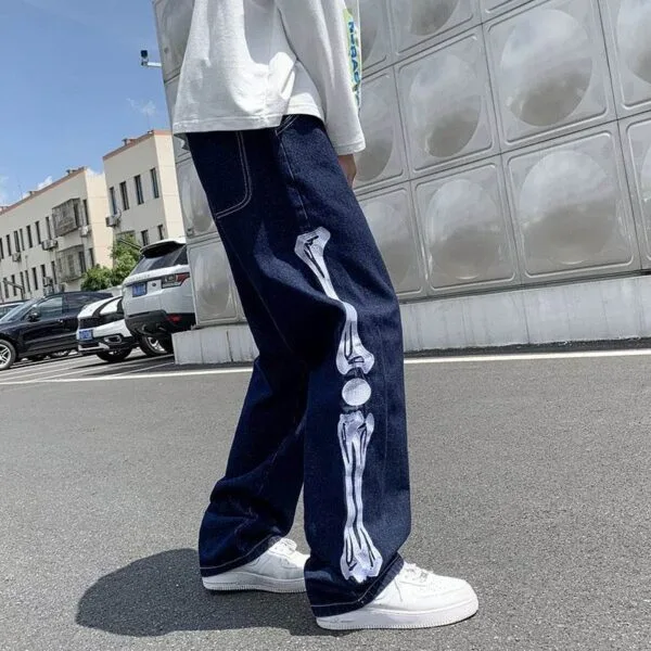 7Abdfbd11B37A9F822Fb1Ffefb860A31 Y2Kstyle.fr Jeans Skeleton