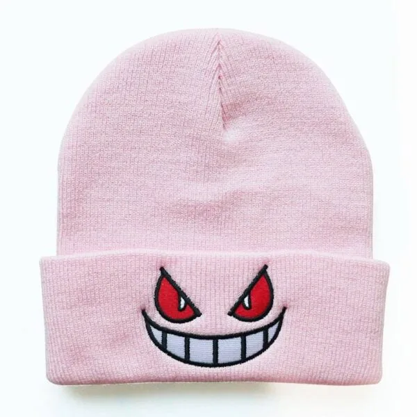 876E8108F87Eb61877C6263228B67256 Y2Kstyle.fr Bonnet À Motifs Ectoplasmes