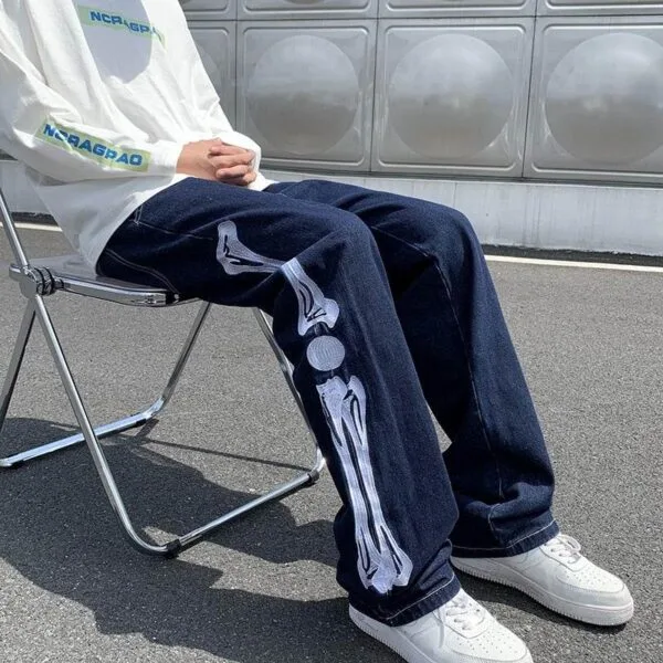 96Bf57C6Ff19504Ff145E2A32991Ea96 Y2Kstyle.fr Jeans Skeleton