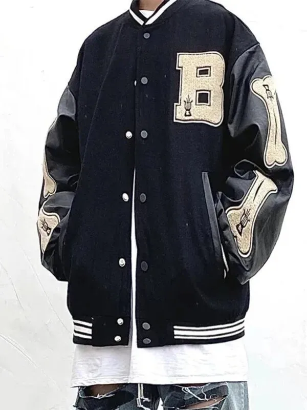 A9Fb9E6Ef40426E9Add520623D521Ab8 Y2Kstyle.fr Blouson Varsity En Vert