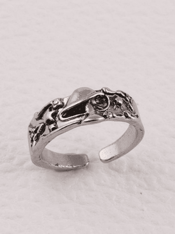 Bague Argent Texturée Artisanale Inspirée Par La Nature, Élégante Et Moderne.