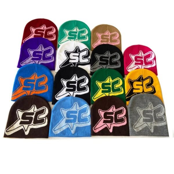 Collection De Bonnets Colorés Sc Pour Un Style Tendance Et Énergique.