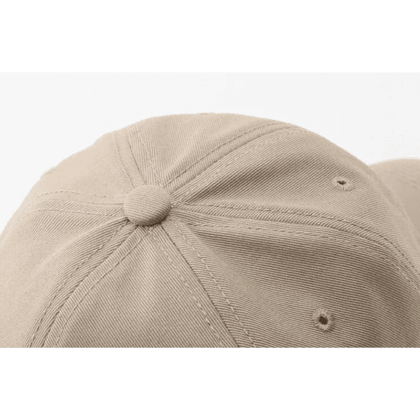 Casquette Beige Y2K Élégante Avec Ventilation : Style Et Confort Pour Toutes Occasions.