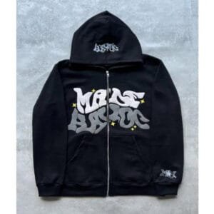 Black Hoodie Mass Appeal Streetwear Y2Kstylefr Y2Kstyle.fr
