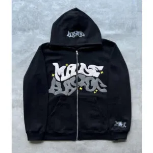 Black Hoodie Mass Appeal Streetwear Y2Kstylefr Y2Kstyle.fr