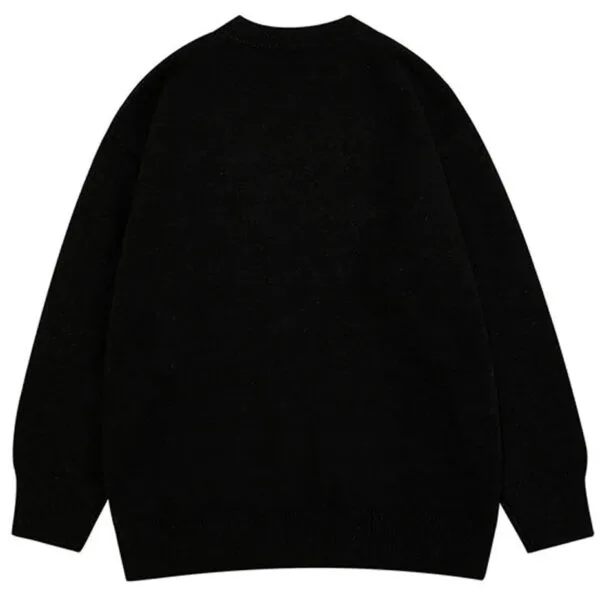 Pull Noir Oversize Minimaliste, Élégant Et Confortable, Idéal Pour Toutes Les Occasions.