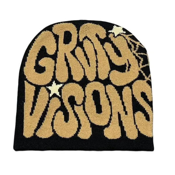 Bonnet Gravity Vision Noir Cafe Grvty Vision Y2Kstyle.fr