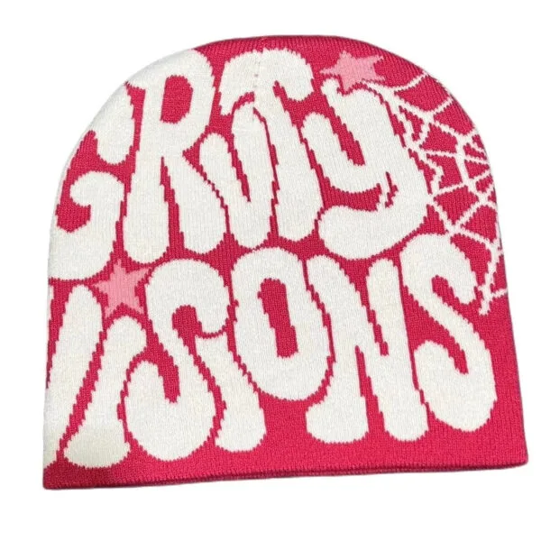 Bonnet Gravity Vision Rose Blanc Grvty Vision Y2Kstyle.fr