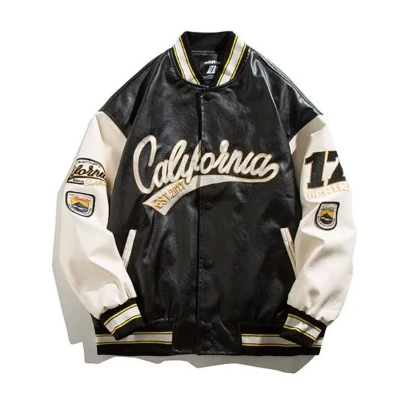 C54D2118D6A3A2B06F07E9Eeb240D741 Y2Kstyle.fr Veste En Cuir Style Universitaire