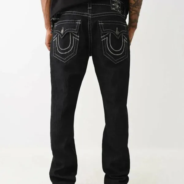 Cff34Ad343B069Ea6920464Ad17D4Bcf Y2Kstyle.fr Jean Noir Avec Surpiqûres Contrastées