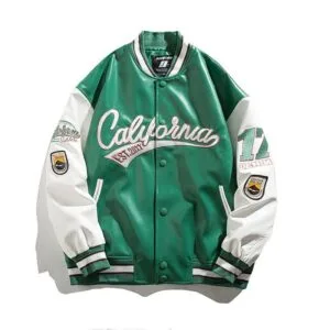 F0E6Be4Ce76Ccfa73C5A540D992D0756 Y2Kstyle.fr Veste En Cuir Style Universitaire