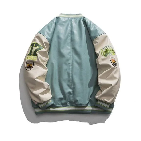 F953Ad57910572Bd6803Da3Faaa6E92B Y2Kstyle.fr Veste En Cuir Style Universitaire