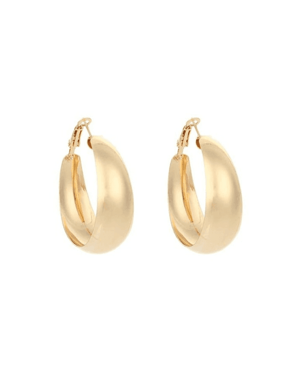 Boucles Doreilles Dorées Modernes, Élégantes Et Polyvalentes Pour Un Style Chic Au Quotidien.