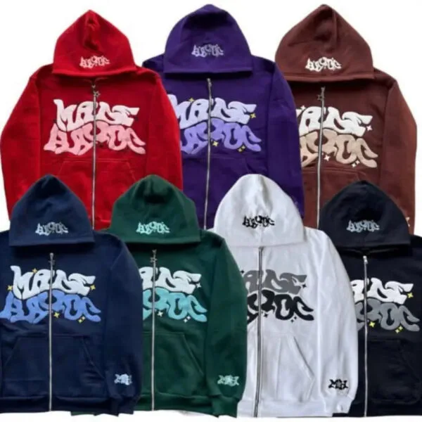 Collection De Hoodies Streetwear Tendance Avec Designs Graphiques Modernes Et Couleurs Variées.