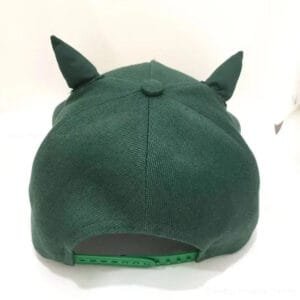 Casquette Verte Amusante Avec Oreilles De Chat, Parfaite Pour Un Style Décontracté Et Original.