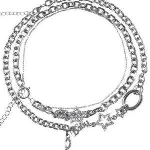 Collier Argenté Élégant Avec Charms Musicaux, Parfait Pour Toutes Les Occasions.