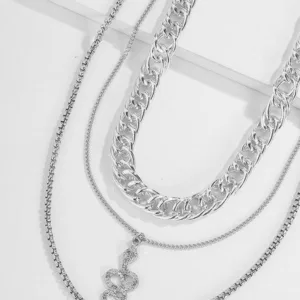 Colliers En Argent Élégants Avec Charme Snake, Parfaits Pour Toutes Les Occasions.