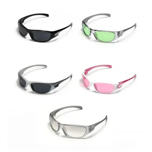 Lunettes De Sport Modernes Au Style Dynamique, Idéales Pour Lactivité En Plein Air.