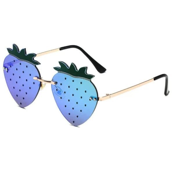 Lunettes De Soleil Originales En Forme De Fraise, Parfaites Pour Lété Et Les Festivals.