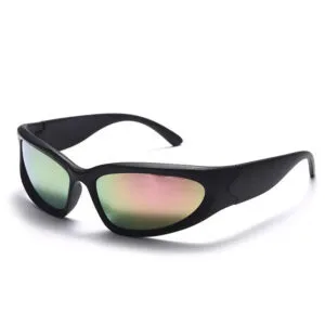 Lunettes De Soleil Stylées Avec Verres Mirosés Et Dégradés, Parfaites Pour Toutes Les Occasions.