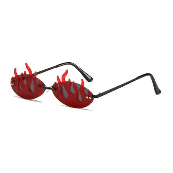 Sunglasses Flame Red Y2Kstylefr Y2Kstyle.fr