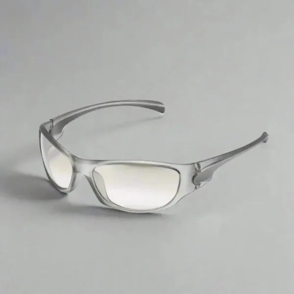 Lunettes De Soleil Modernes, Translucides Et Sportives Avec Protection Uv, Parfaites Pour Tous Les Styles.